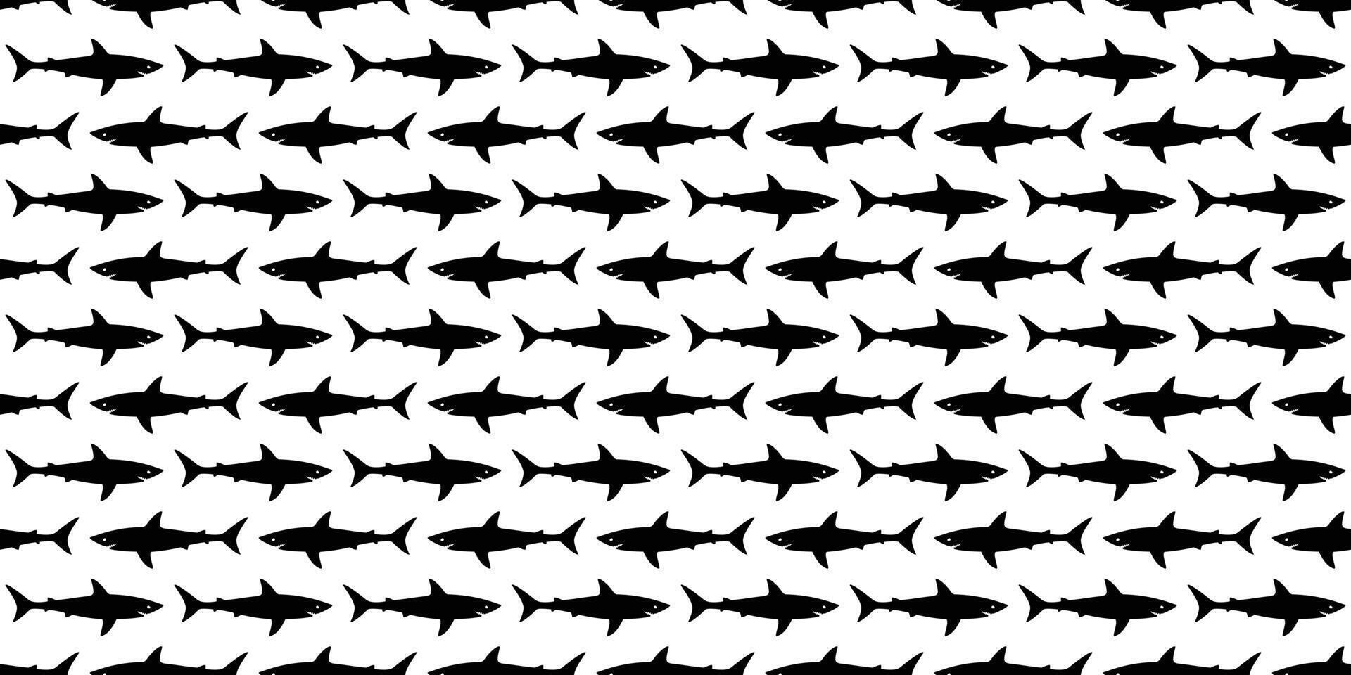 squalo senza soluzione di continuità modello pesce vettore delfino tonno salmone sciarpa isolato balena oceano mare piastrella sfondo ripetere sfondo cartone animato illustrazione scarabocchio design