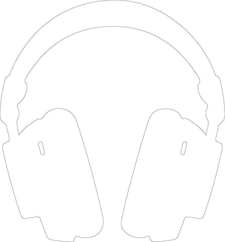 Audio icona schema silhouette vettore