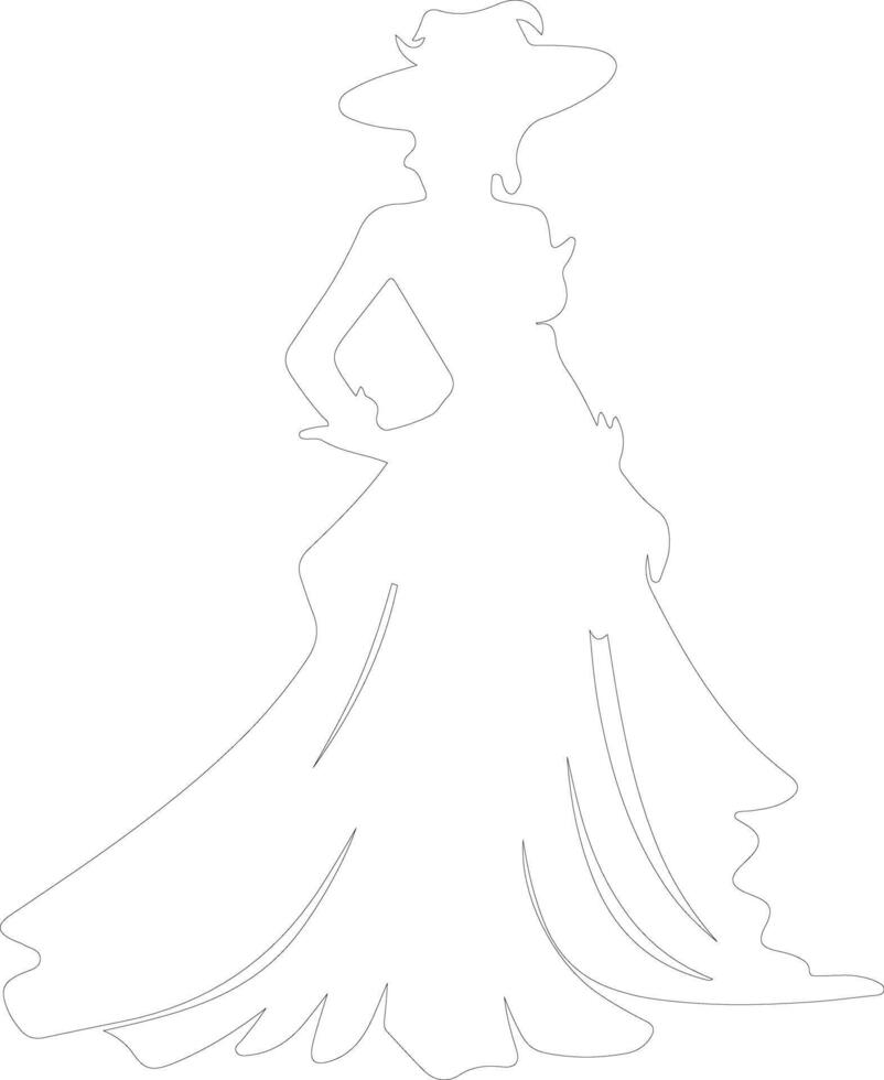 costume schema silhouette vettore