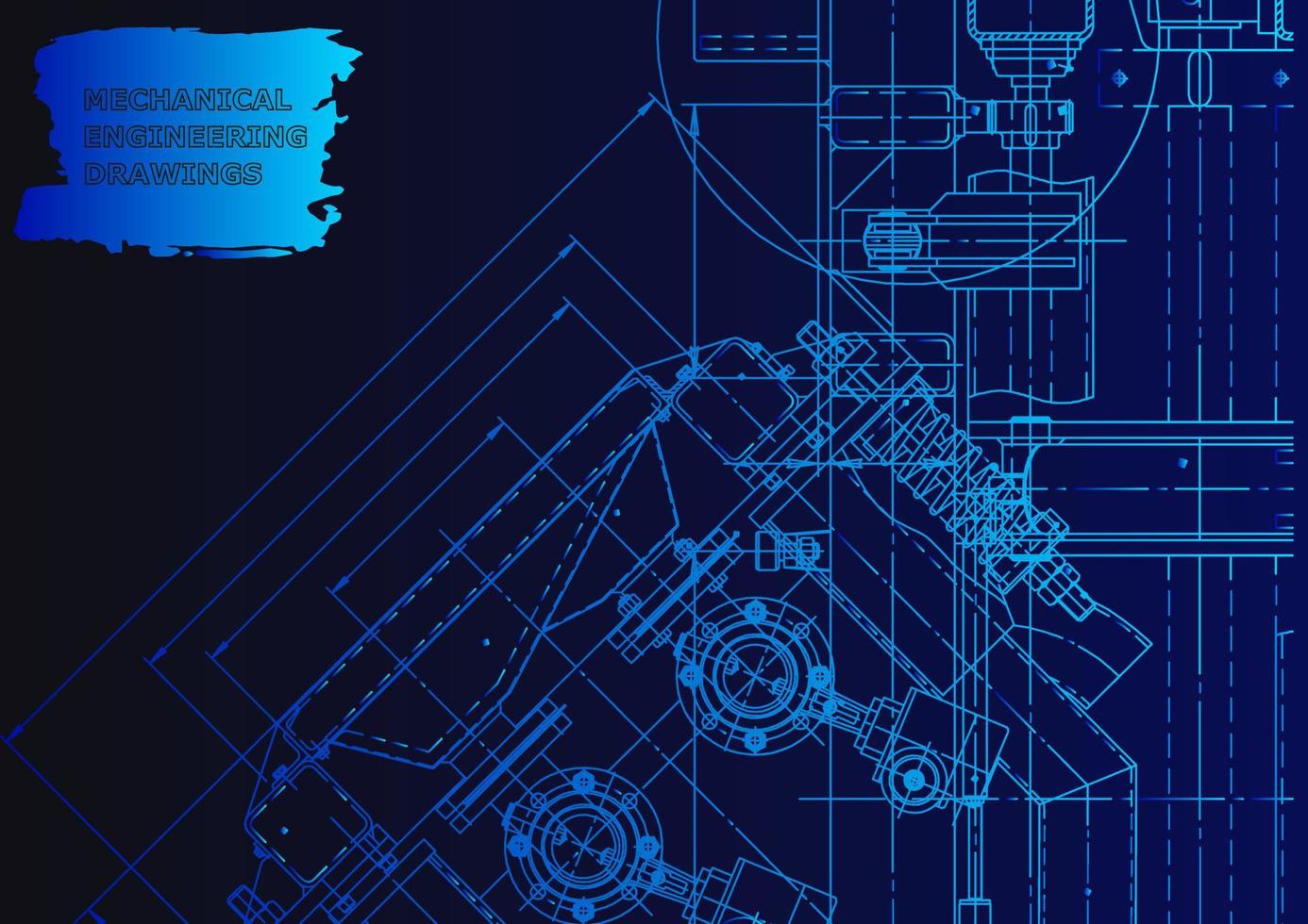 industria della costruzione di macchine. sistemi di progettazione assistita da computer vettore