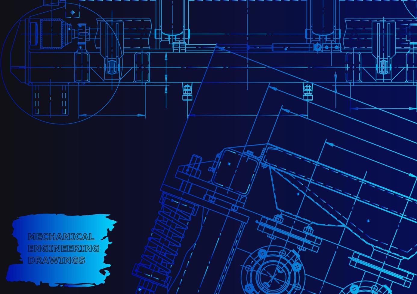 industria della costruzione di macchine. sistemi di progettazione assistita da computer vettore