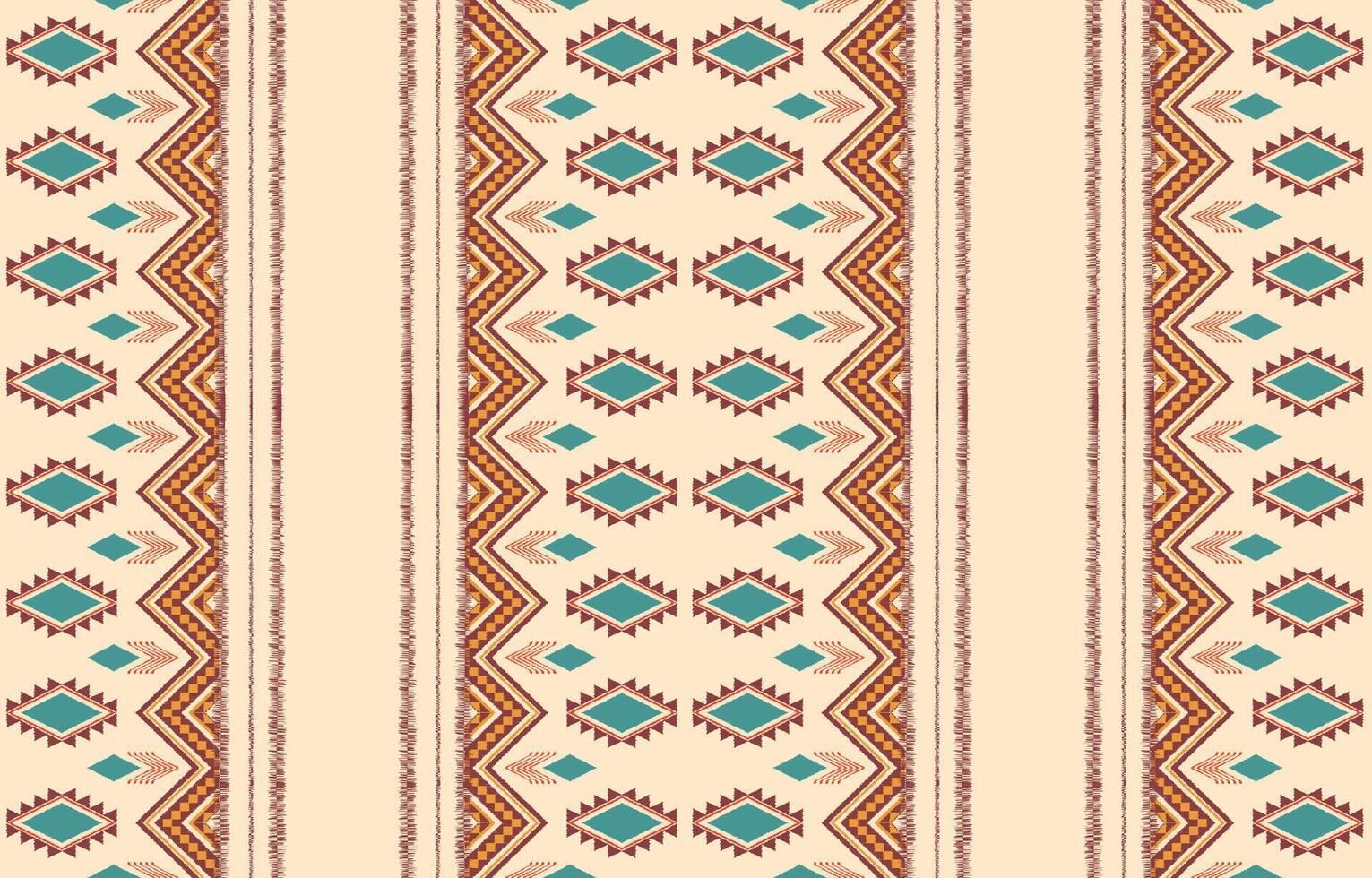 etnico astratto ikat arte. azteco ornamento Stampa. geometrico etnico modello senza soluzione di continuità colore orientale. design per sfondo ,tenda, tappeto, sfondo, vestiario, avvolgere, batik, vettore illustrazione.