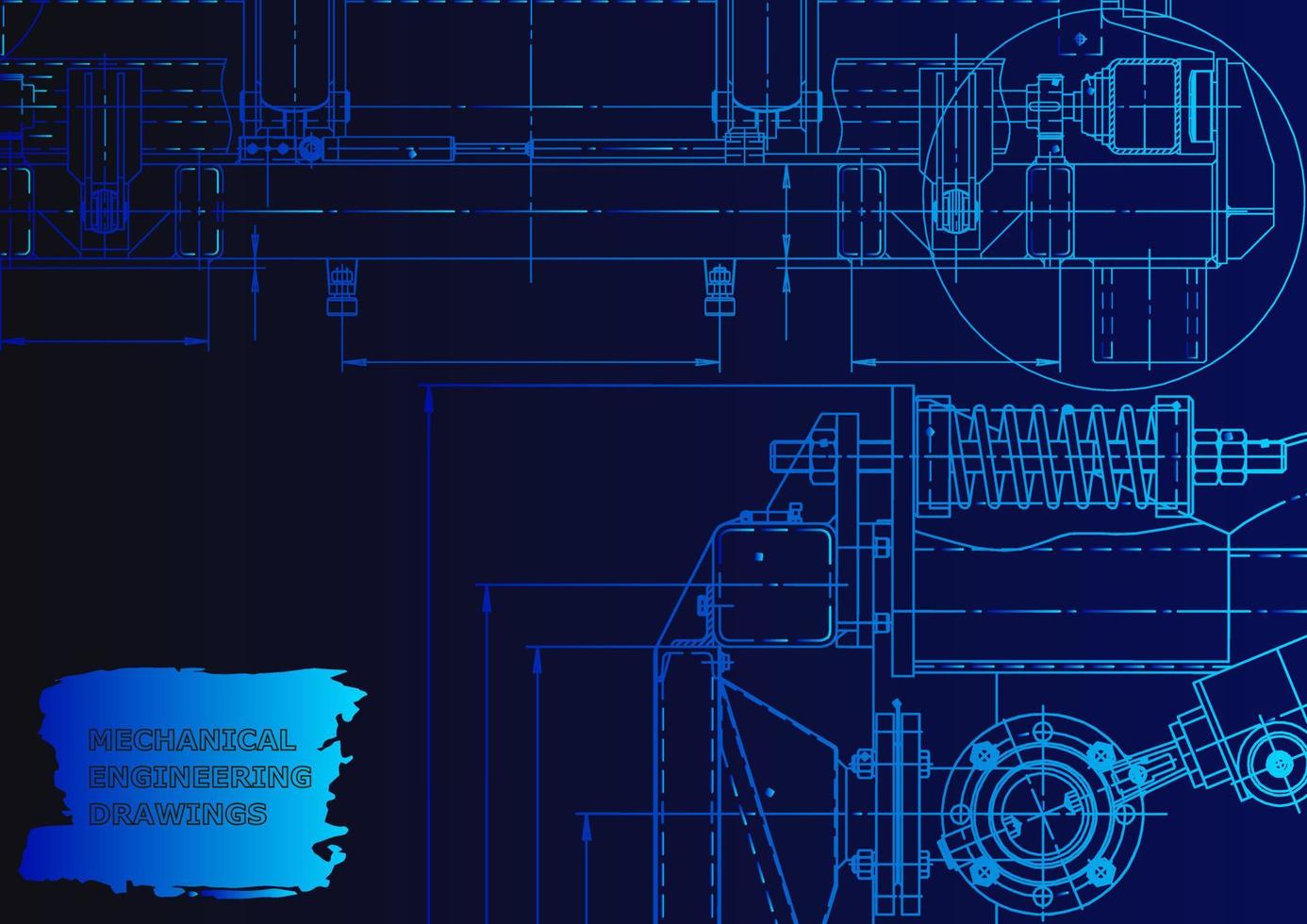 industria della costruzione di macchine. sistemi di progettazione assistita da computer vettore