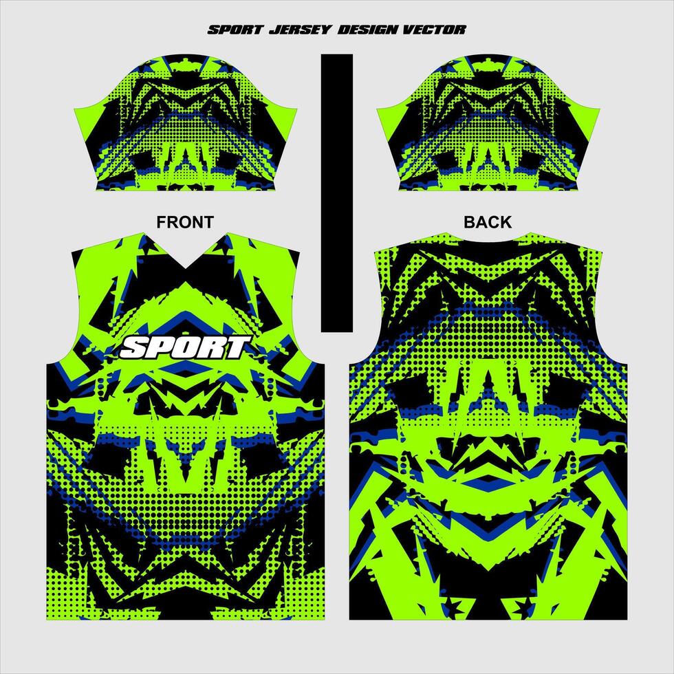 sport maglia design pronto per Stampa vettore