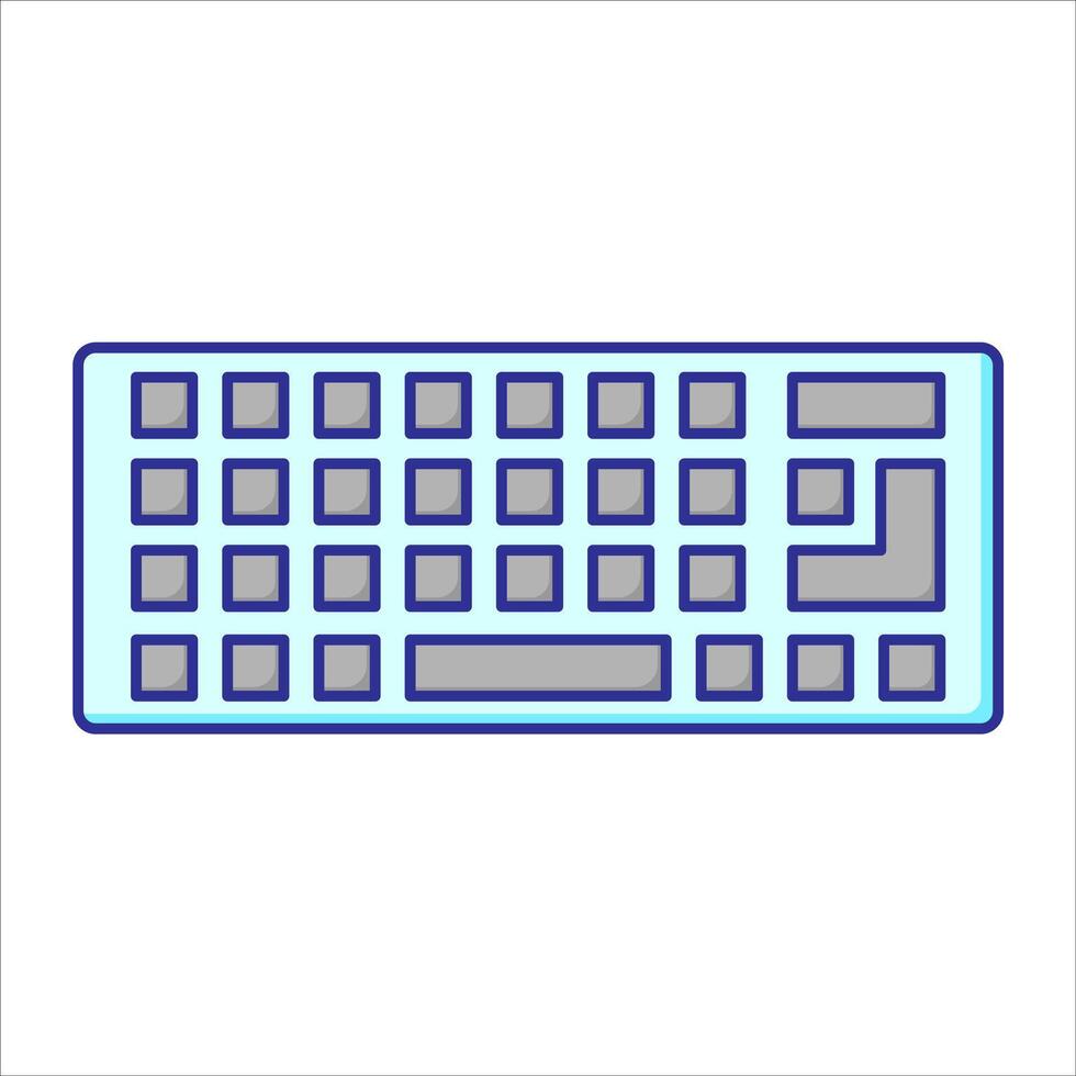 tastiera icona illustrazione vettore