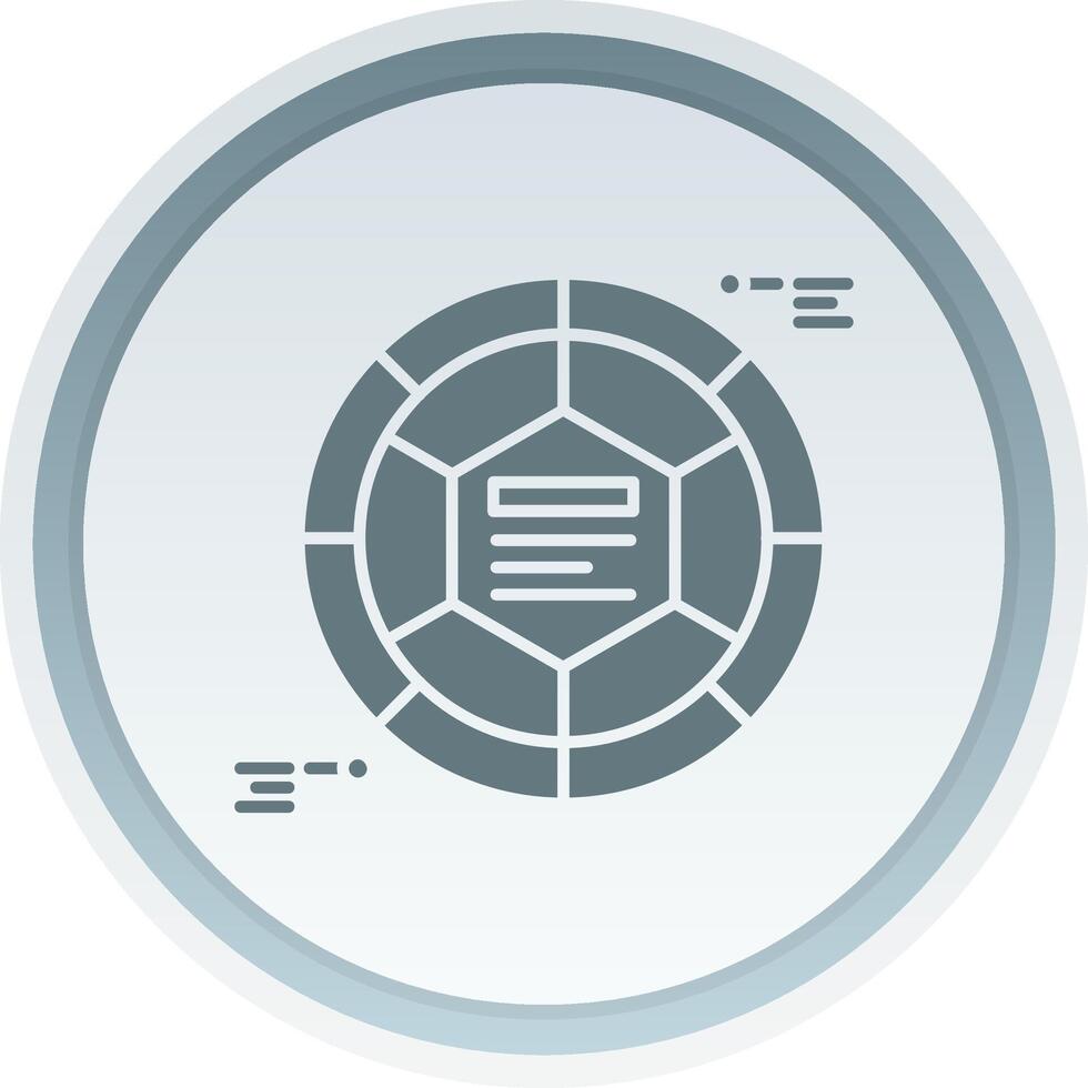 Infografica elementi solido pulsante icona vettore