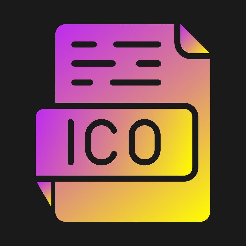 ico vettore icona