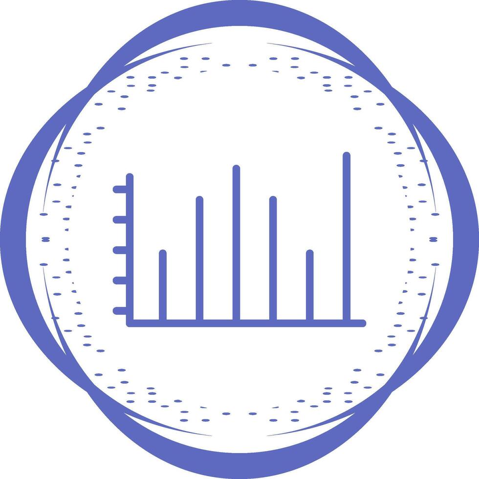 statistiche vettore icona