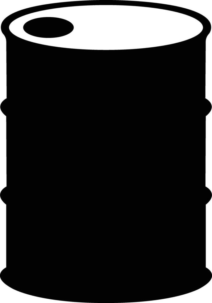 barile olio tamburo icona nel piatto stile. isolato su petrolio tamburo simbolo con far cadere cartello olio riserve gallone carburante tamburo contenitori. olio industria. vettore per app, sito web