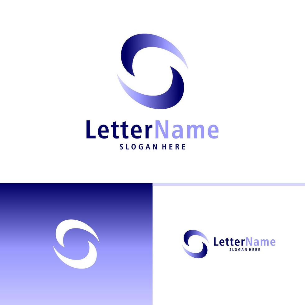 moderno lettera S logo design vettore. creativo S logo concetti modello vettore