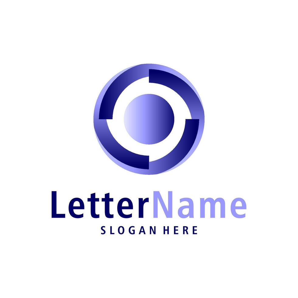 moderno lettera o logo design vettore. creativo o logo concetti modello vettore