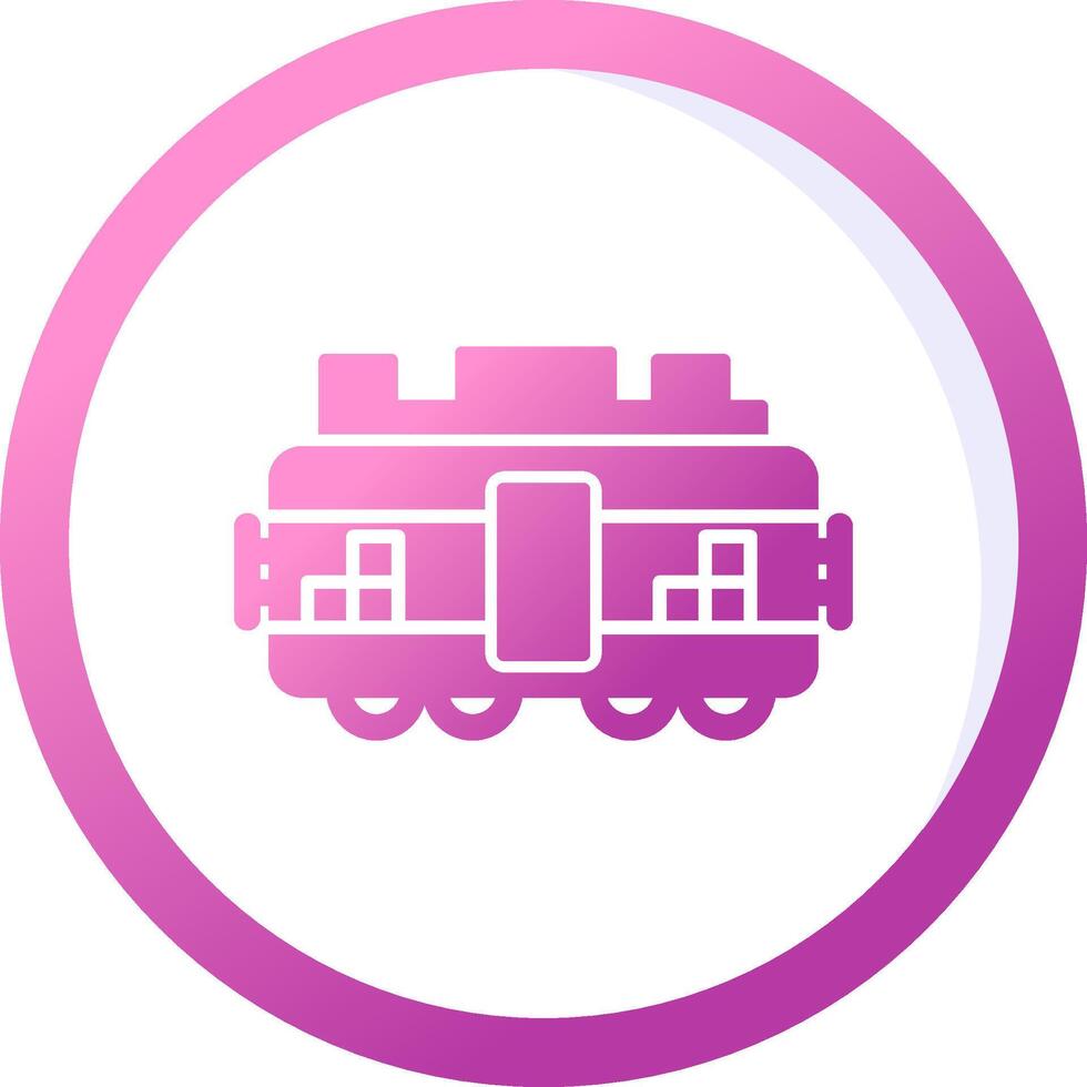 treno carico vettore icona