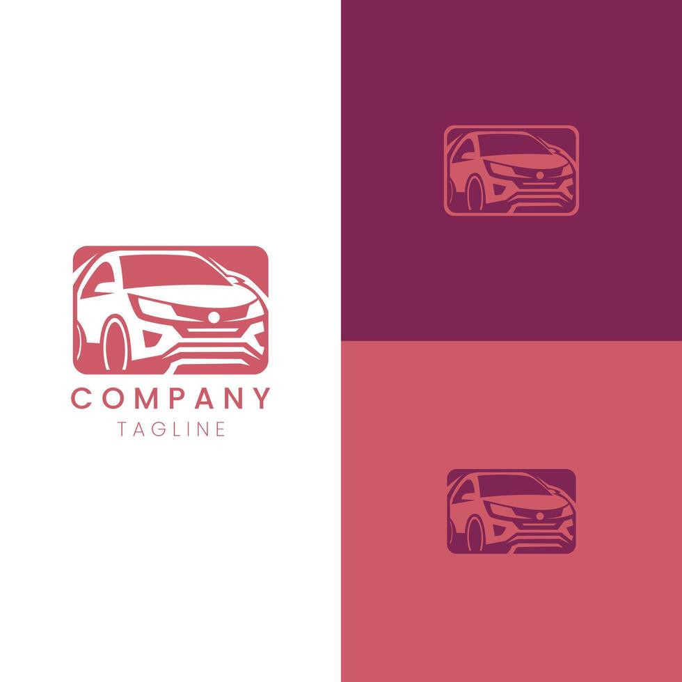 auto logo bordo Visualizza concetto vettore