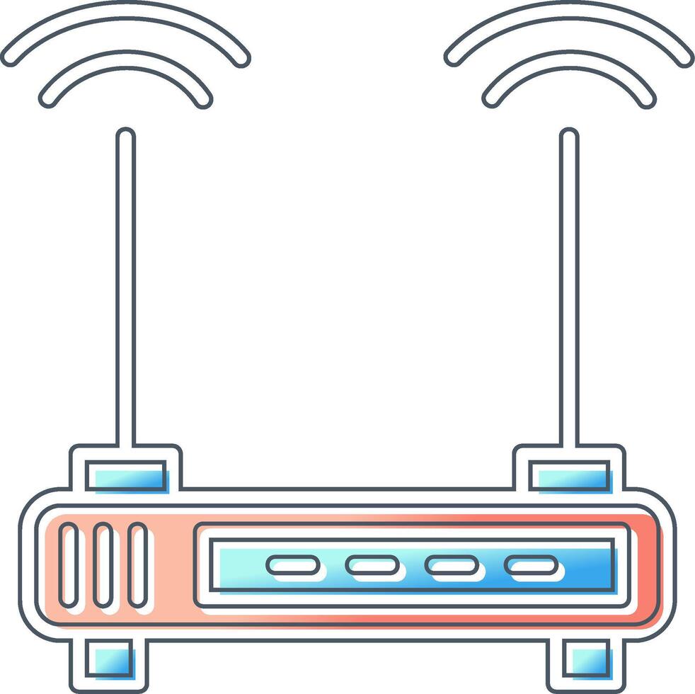 icona di vettore del router