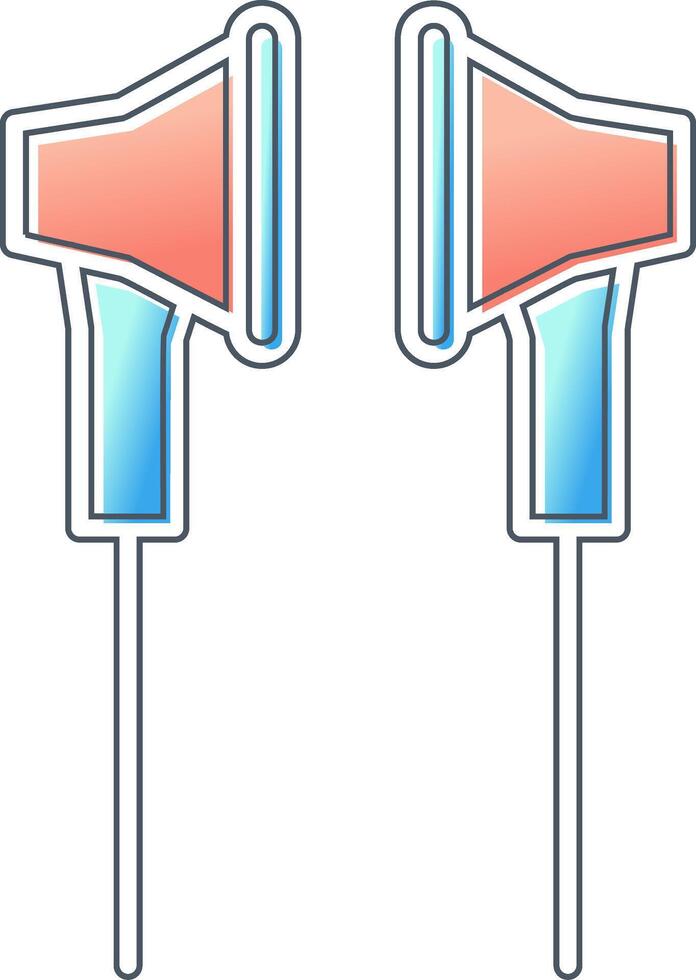 auricolare vettore icona