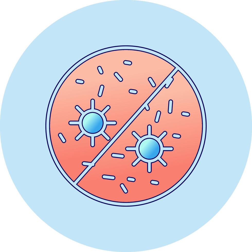 antibatterico vettore icona