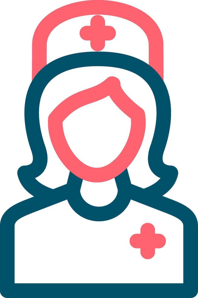 infermiera creativo icona design vettore