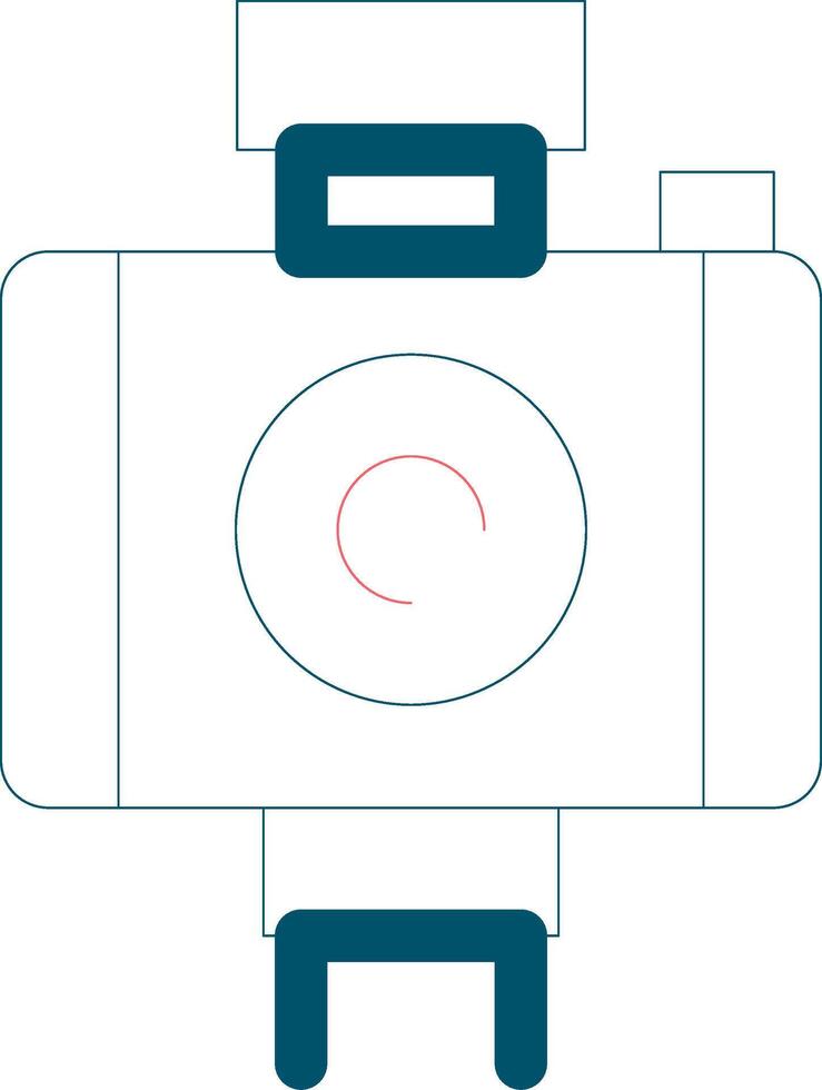 telecamera creativo icona design vettore