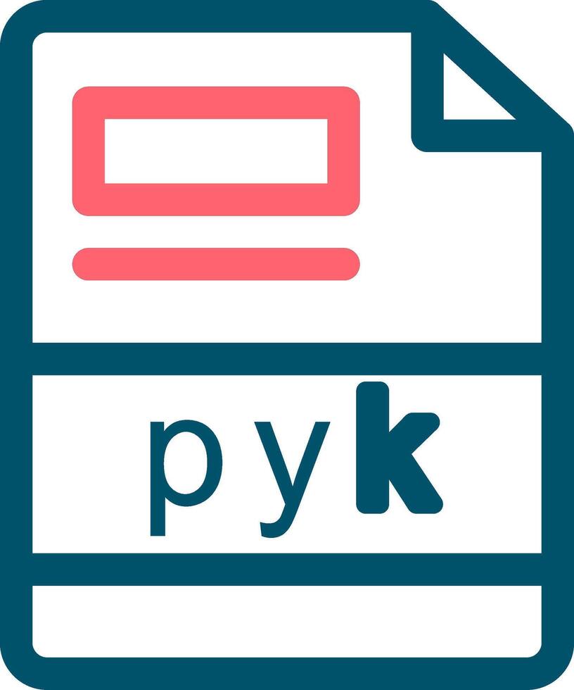 pyk creativo icona design vettore