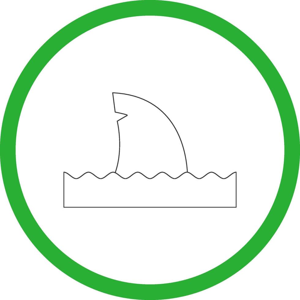 squalo creativo icona design vettore