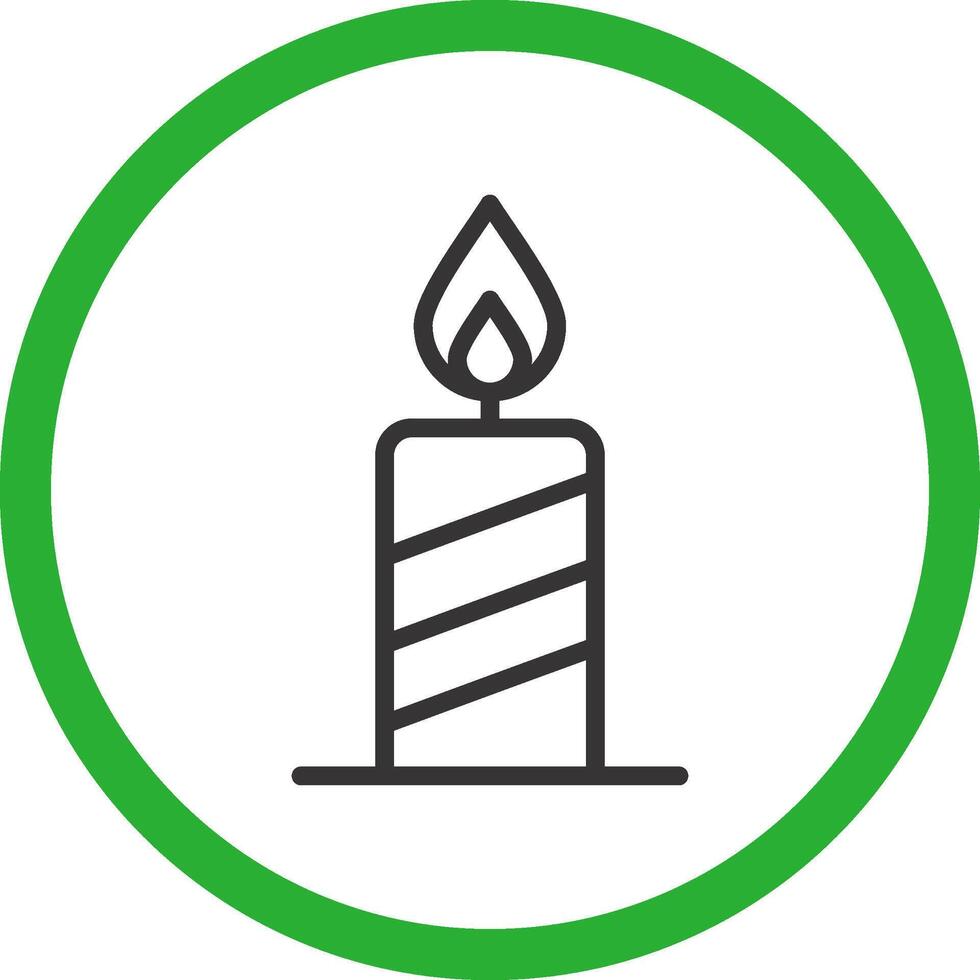 candela creativo icona design vettore