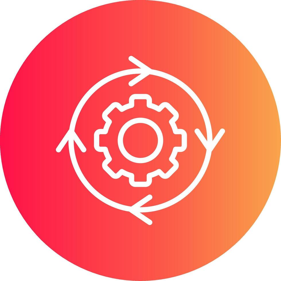 ciclo diagramma creativo icona design vettore