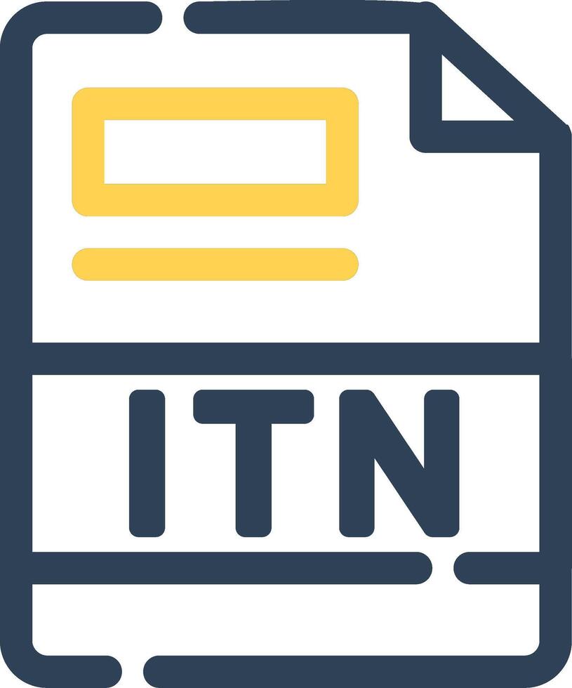 itn creativo icona design vettore