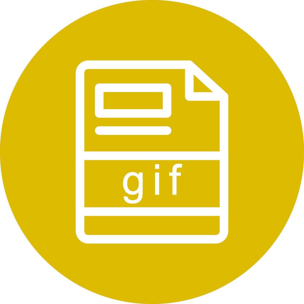 gif creativo icona design vettore