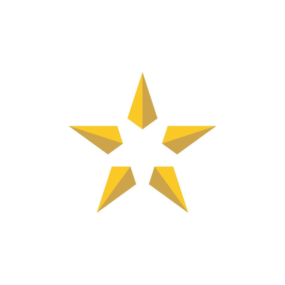 stella logo icona vettore