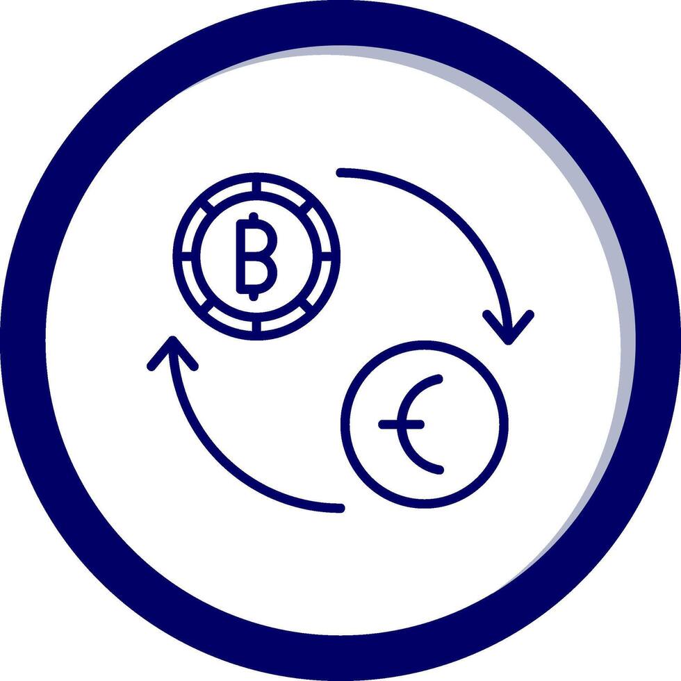 icona del vettore di cambio valuta