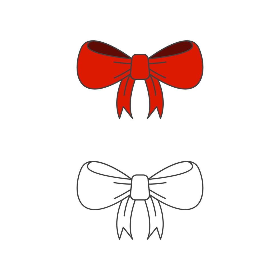 illustrazione del disegno dell'icona di vettore di stile dell'arco