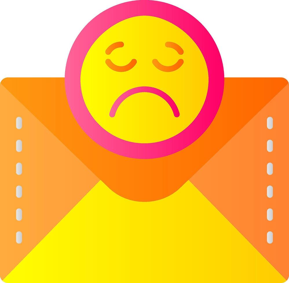 emoji piatto pendenza icona vettore