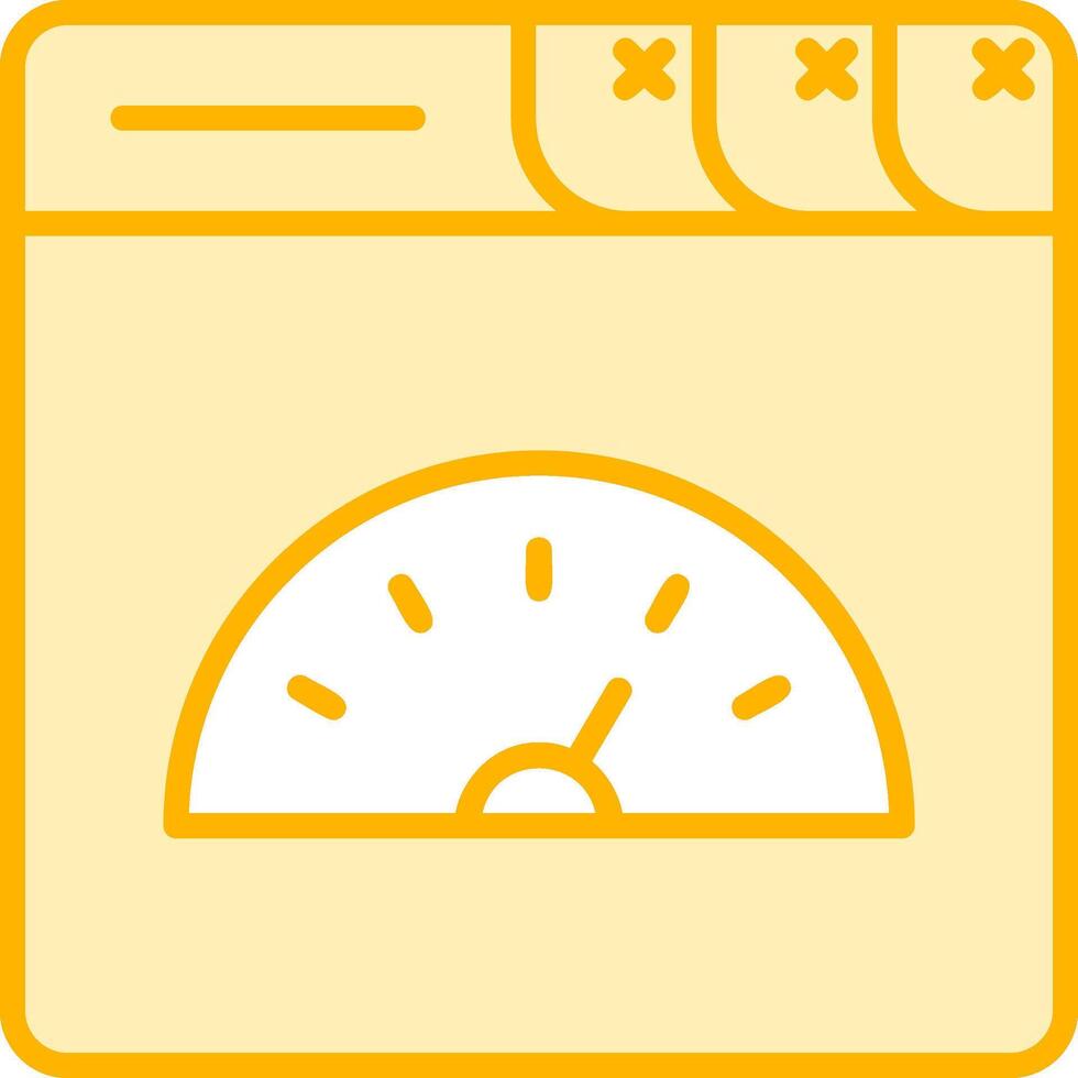pagina velocità vettore icona