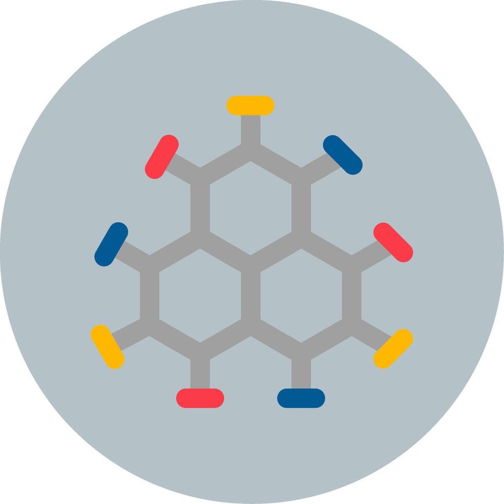 icona del vettore della molecola