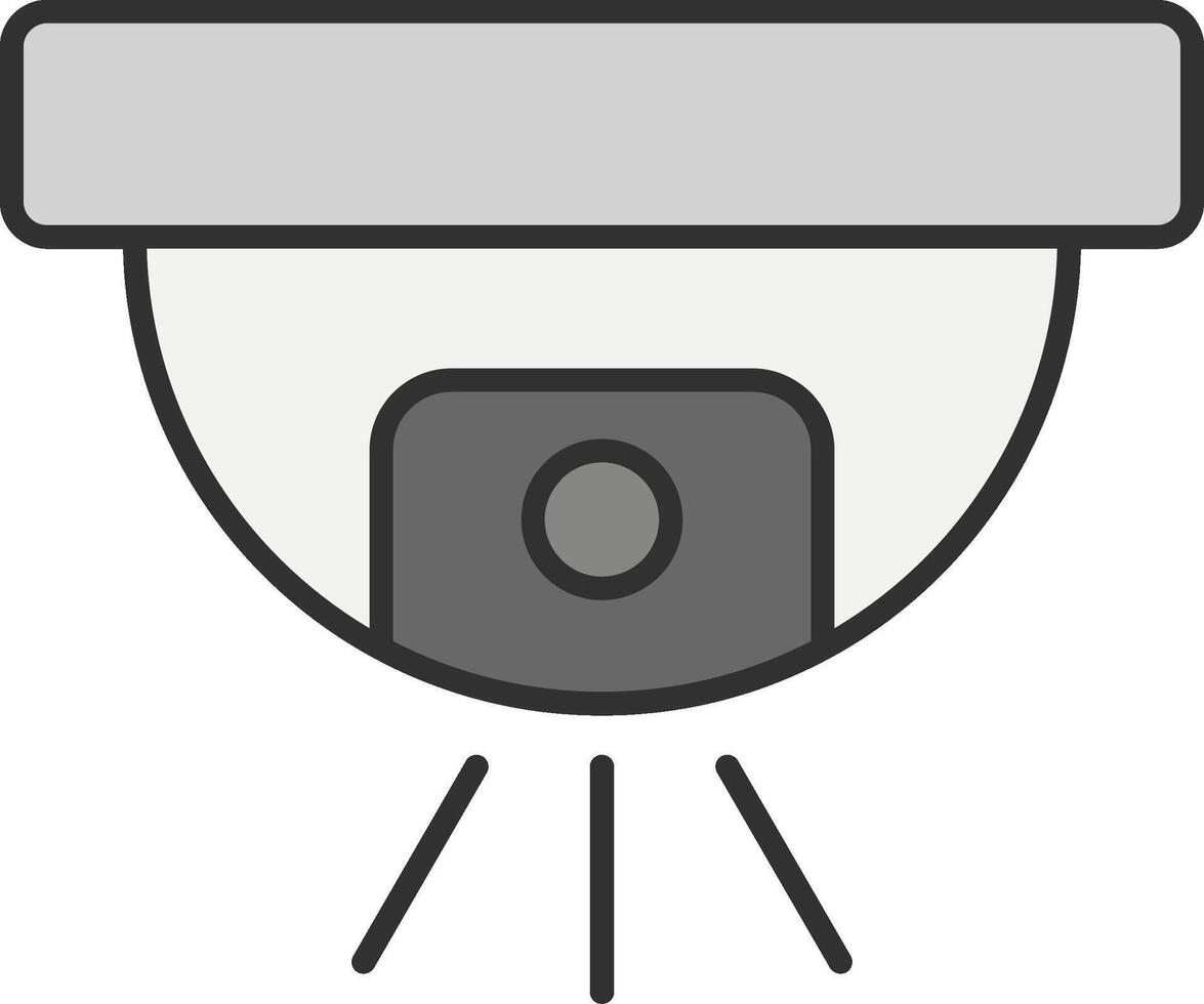 monitoraggio linea pieno leggero icona vettore
