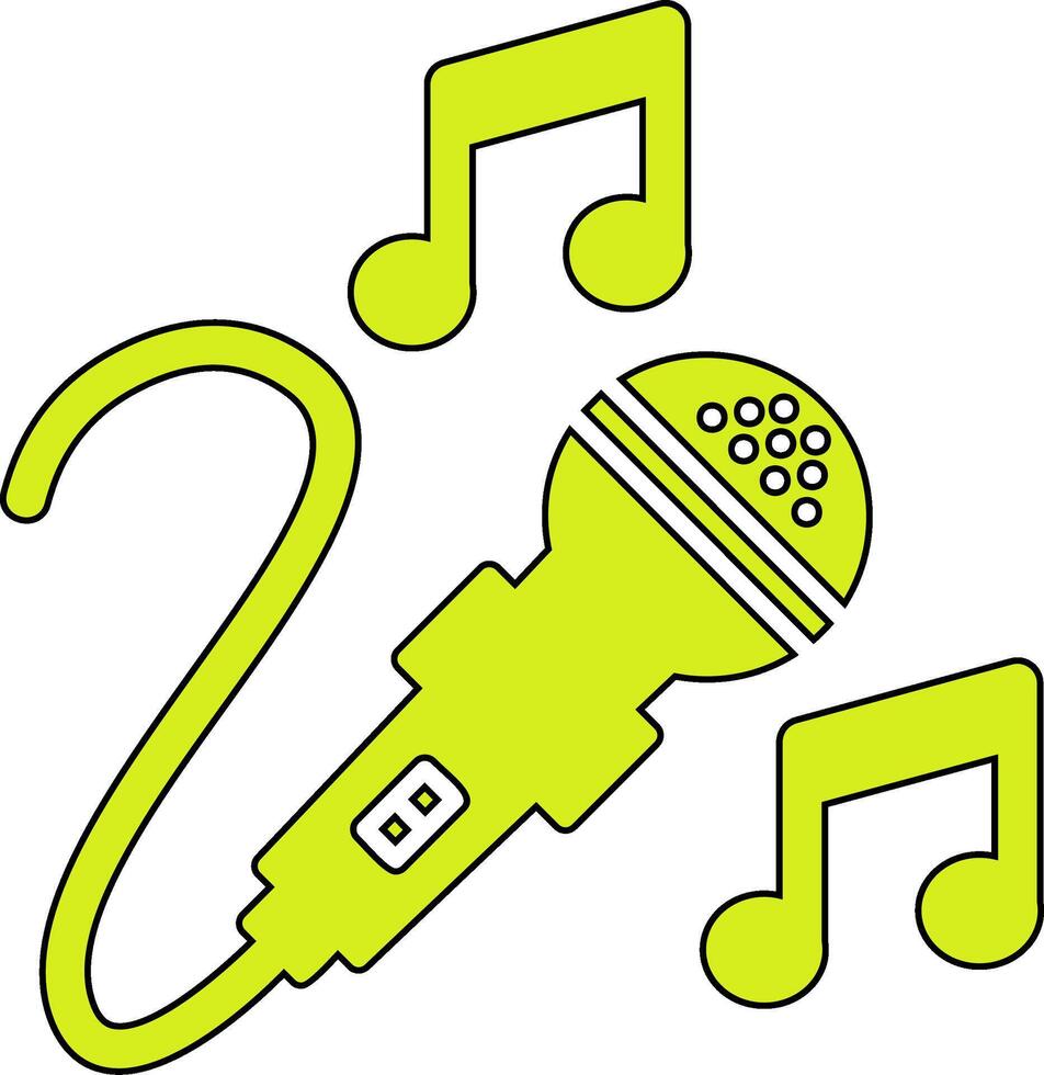 karaoke vettore icona