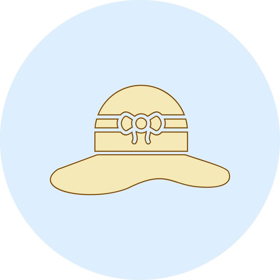 cappello da sole vettore icona