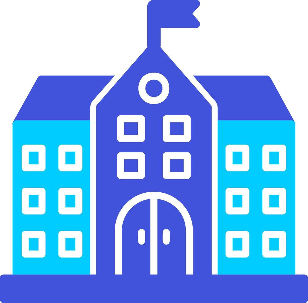 Università edificio vettore icona