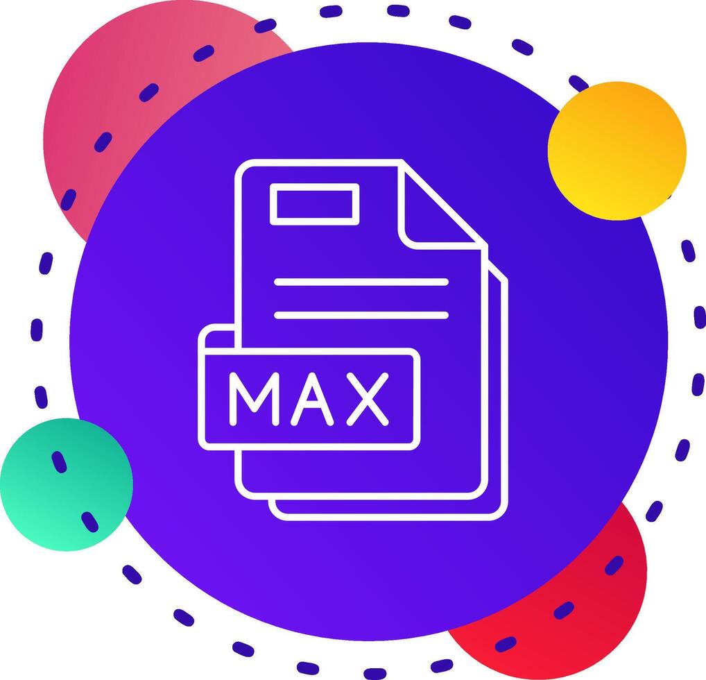 max abstrat bg icona vettore