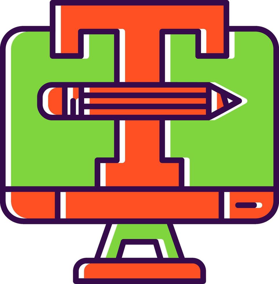 logo design pieno icona vettore