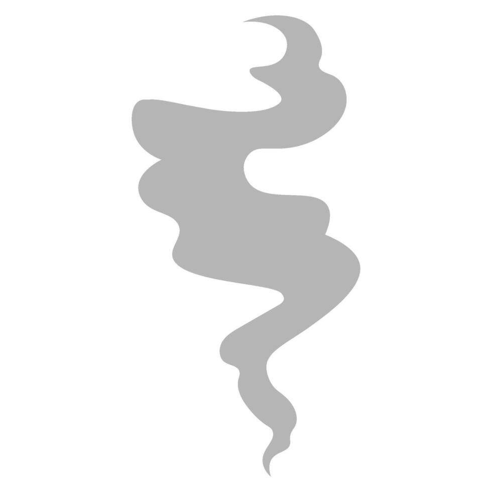ondulato grigio Fumo, digitale arte illustrazione vettore