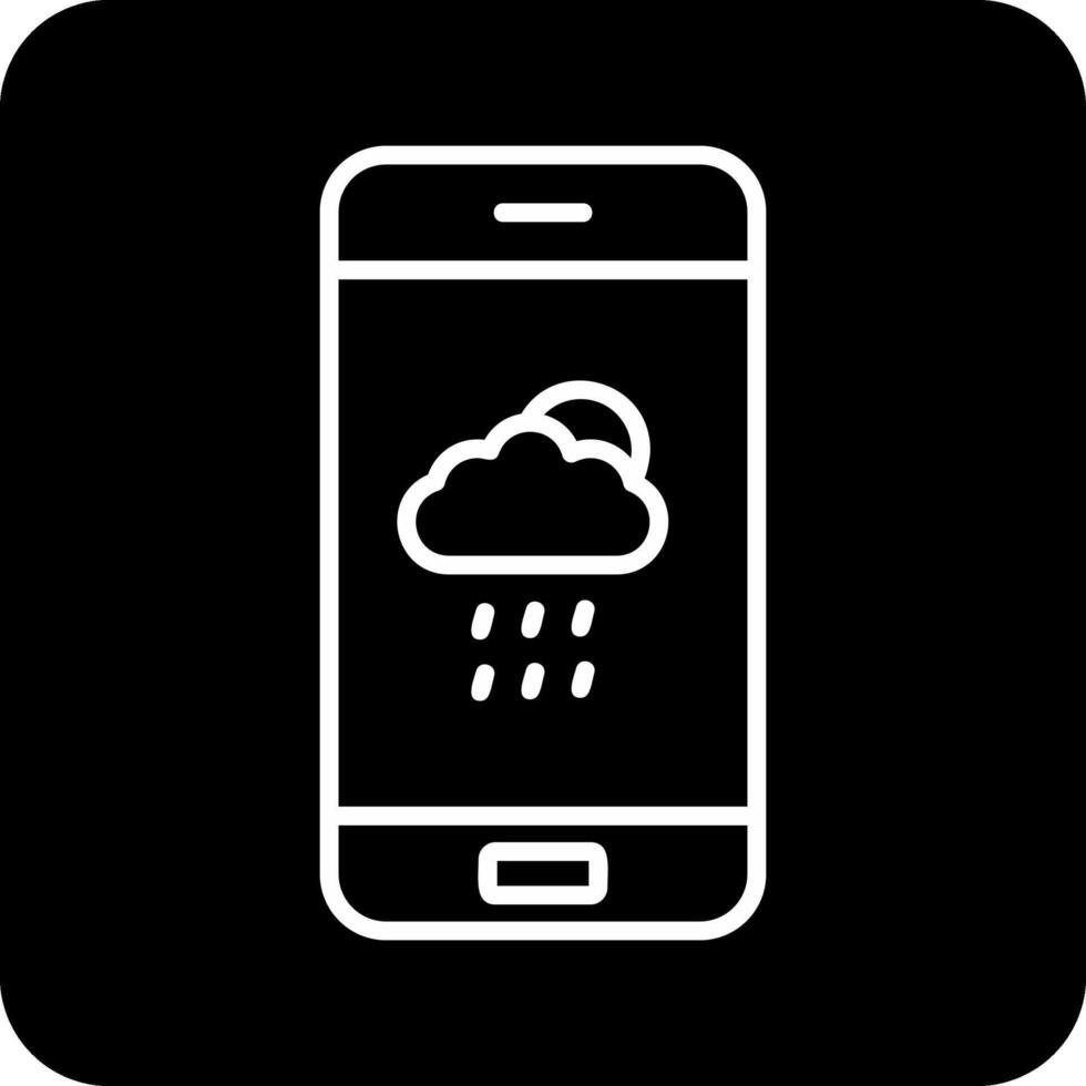 tempo metereologico App vettore icona