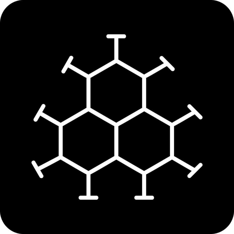 icona del vettore della molecola