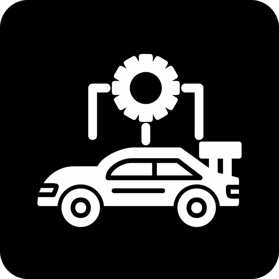 auto configurazione vettore icona