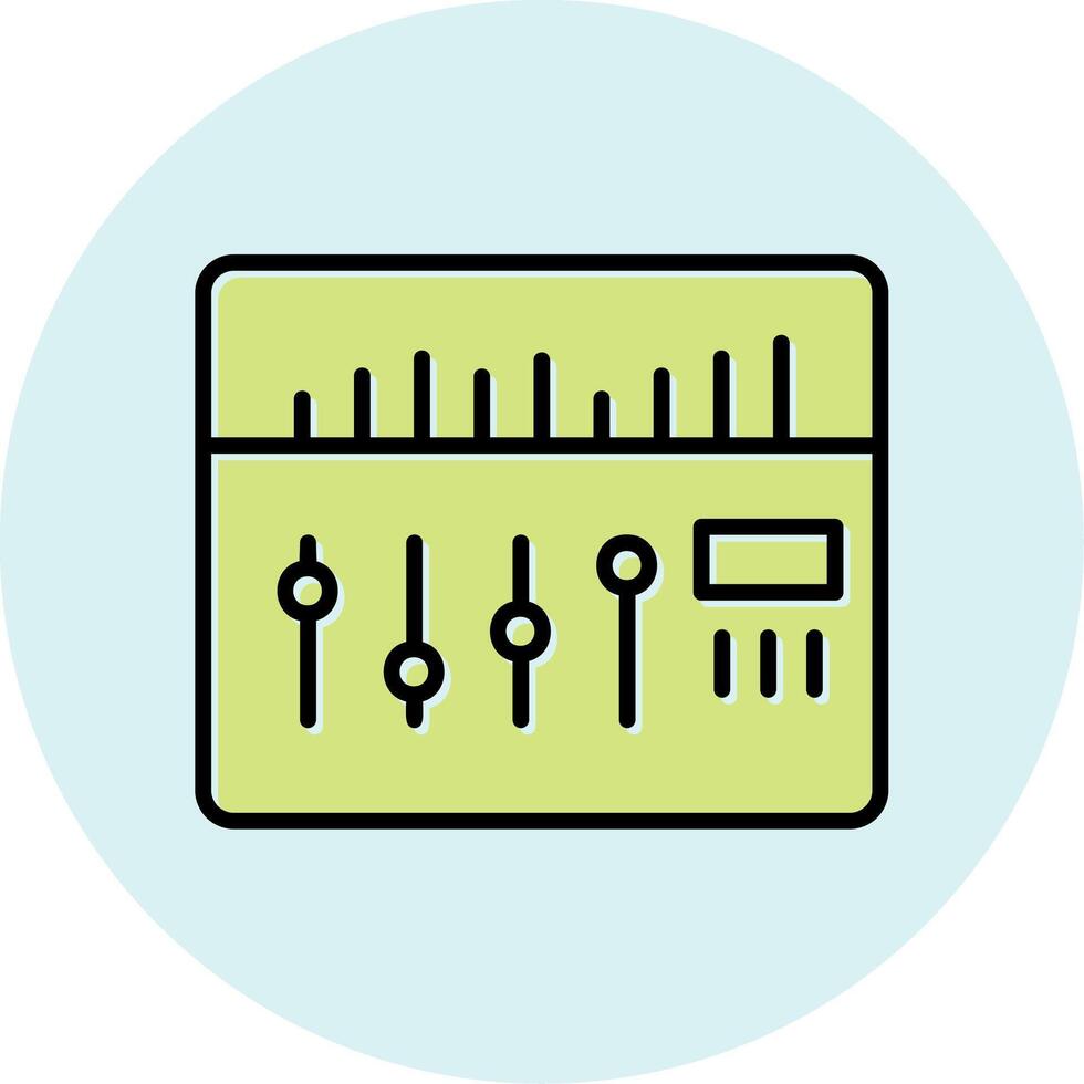 suono miscelatore vettore icona