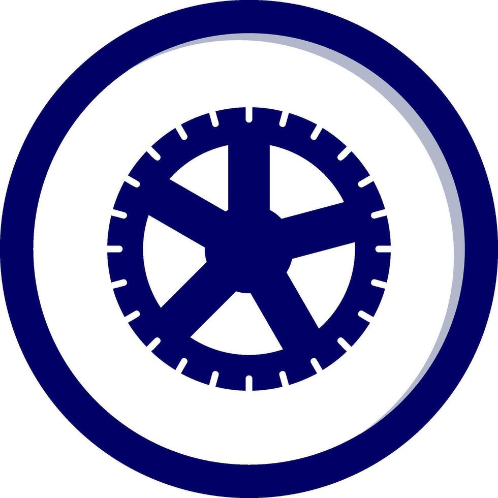 pneumatico vettore icona