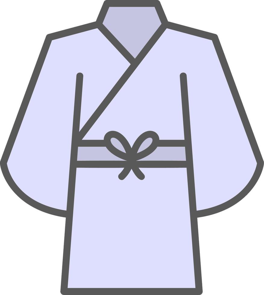 yukata vettore icona