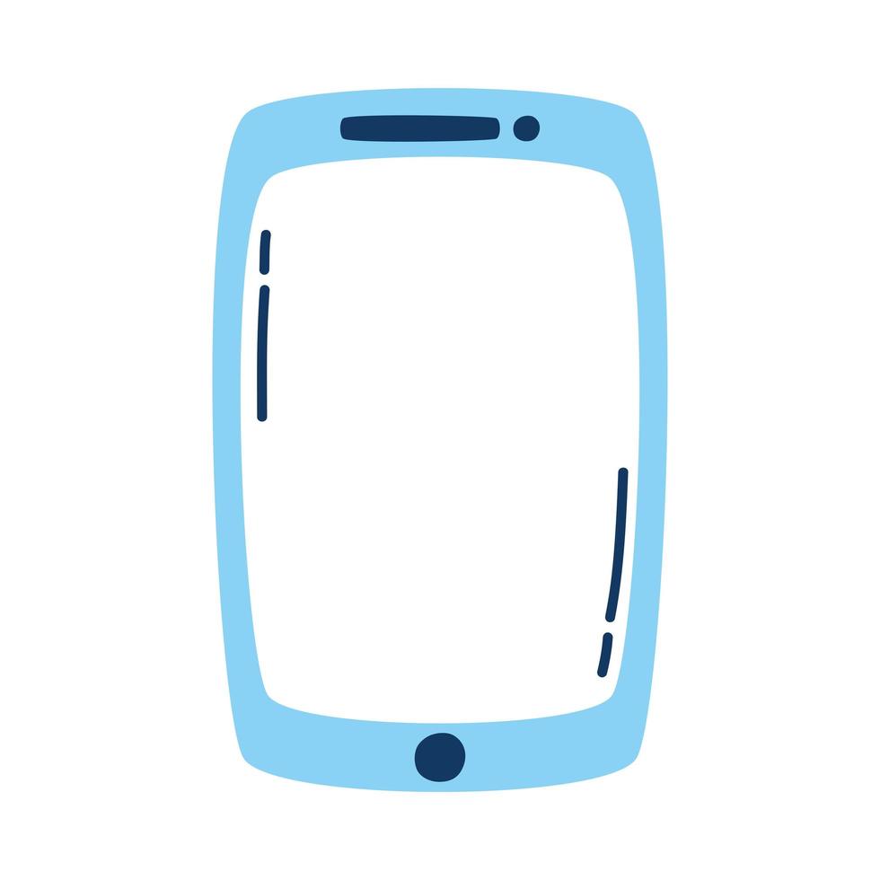 icona isolata di tecnologia del dispositivo smartphone vettore