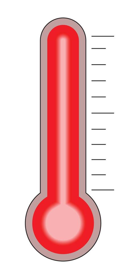 termometro, tempo metereologico icona. temperatura termometro icona collezione. tempo metereologico termometro icona o cartello. azione vettore