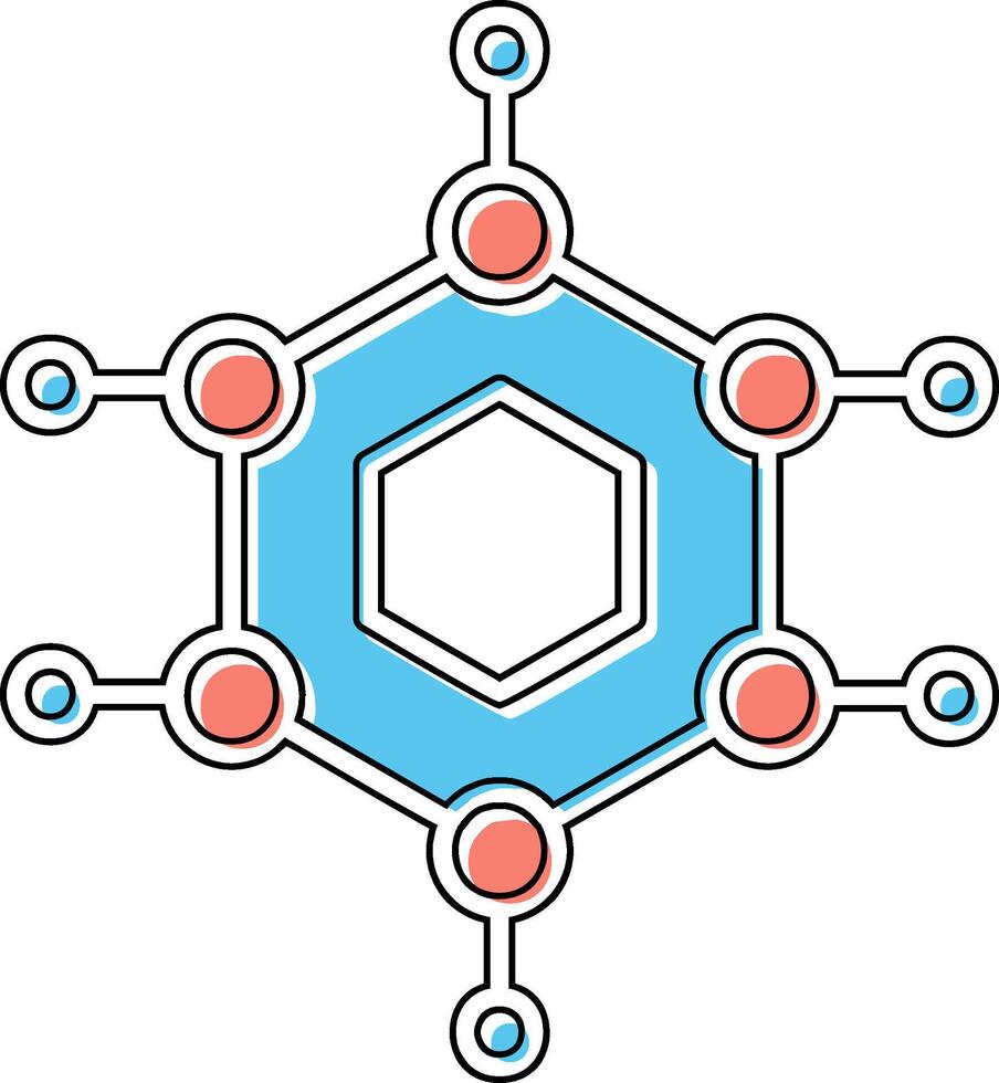 nanotecnologie vettore icona